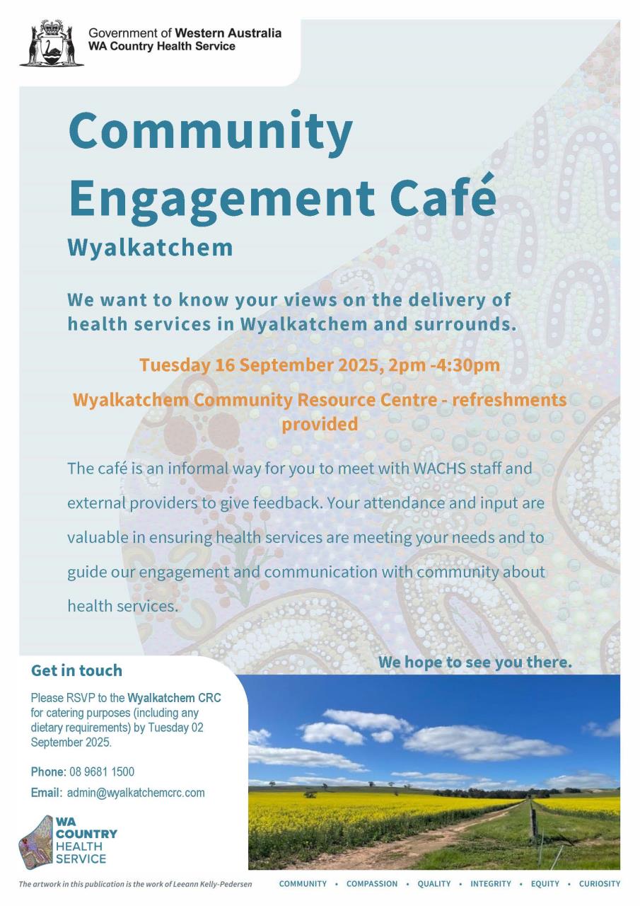 Community Engagement Cafe - Health