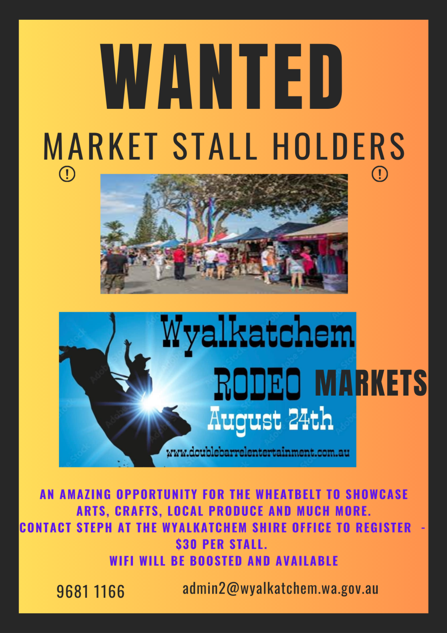WYALKATCHEM RODEO MARKET STALLS